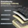 Mänguritool kangast ergonoomiline reguleeritav pöörlev | E-pood Tootemaailm Mänguritool kangast ergonoomiline reguleeritav pöörlev koosneb erinevatest kihtidest nagu peene tikkimisega kangas, nahasõbralik materjal, taskuvedrustused ja kõrge tihedusega vaht, tagades mugavuse ning vastupidavuse. Pilt näitab detailset kihtide läbilõiget hallil taustal.