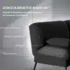 Moodne diivanvoodi magamisfunktsiooniga, kokkupandav | E-pood Tootemaailm Moodne diivanvoodi magamisfunktsiooniga, kokkupandav, tumedast kangast ja mugavate patjadega. Diivanil on ergonoomilised toed ning see sobib ideaalselt kaasaegsesse elutuppa.
