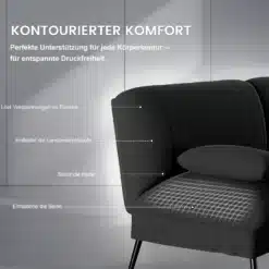 Moodne diivanvoodi magamisfunktsiooniga, kokkupandav, tumedast kangast ja mugavate patjadega. Diivanil on ergonoomilised toed ning see sobib ideaalselt kaasaegsesse elutuppa.
