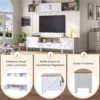 Tv-alus komplekt seinale, 2-osaline, sobib kuni 80-tollisele | E-pood Tootemaailm Valge ja naturaalse puidu kombinatsioonis 2-osaline Tv-alus komplekt seinale, sobiv kuni 80-tollisele televiisorile. Komplektis on moodne modulaardisain ja stabiilsed jalad elutoa seina vastu paigutatud puitpaneelidel.