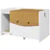 Kassiliivakasti kapp sahtliga tamm/valge 78x50x51 cm | E-pood Tootemaailm Kassiliivakasti kapp sahtliga tamm/valge mõõtmetega 78x50x51 cm. Kapp on valmistatud valge ja tammepuidu kombinatsioonist ning sellel on praktiline sahtel. See kaasaegne mööbliese sobib ideaalselt elutuppa või esikusse.