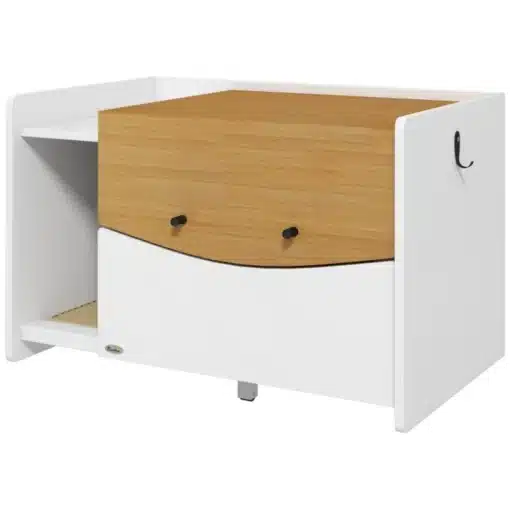 Kassiliivakasti kapp sahtliga tamm/valge 78x50x51 cm | E-pood Tootemaailm Kassiliivakasti kapp sahtliga tamm/valge mõõtmetega 78x50x51 cm. Kapp on valmistatud valge ja tammepuidu kombinatsioonist ning sellel on praktiline sahtel. See kaasaegne mööbliese sobib ideaalselt elutuppa või esikusse.