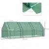 Kasvuhoone mini UV-kaitsega rulluksega 270x90x90 cm | E-pood Tootemaailm Roheline Kasvuhoone mini UV-kaitsega rulluksega mõõtmetega 270x90x90 cm on valmistatud vastupidavast materjalist, mille võrkstruktuur tagab parima kaitse taimedele. Kasvuhoone on paigaldatud avarale krundile, kus see pakub suurepäraseid kasvutingimusi.