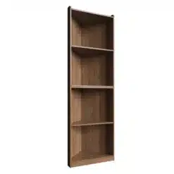 Nurgariiul pähklipruun MDF materjalist, kõrge ja stabiilne konstruktsioon, 180 cm, kolme riiuliga avatud ruum, sobib igasse interjööri.