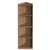 Nurgariiul pähklipruun MDF, kõrge ja stabiilne 180 cm | E-pood Tootemaailm Nurgariiul pähklipruun MDF materjalist, kõrge ja stabiilne 180 cm, nelja avatud riiuliga ja nurgale sobiv disain.