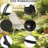 Lamamistool kiikuv, mugav ja elegantne | E-pood Tootemaailm Valge kiikuv lamamistool, mis on asetatud kaunisse lilleaeda. Toolil on tugev metallraam ja eemaldatav peatuge. Taustal on lilled ja rohelus päikesepaistelises aias.