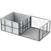 Kutsikate poegimiskast pestava alusega must 203x102x60 cm | E-pood Tootemaailm Metallist kutsikate poegimiskast musta pestava alusega, mõõtmetega 203x102x60 cm. Kast on vastupidav ja pakub ohutut keskkonda kutsikate hooldamiseks.