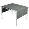 Paviljoni varukatus UV-kaitsega tumehall 3x3 m | E-pood Tootemaailm Tugev paviljoni varukatus UV-kaitsega tumehall 3x3 m, mis pakub varju ja kaitset päikese eest, kinnitus metallraamile, sobib hästi aeda või terrassile.