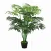 Kunstpalm 125 cm potis, suur dekoratiivtaim elutuppa | E-pood Tootemaailm Kunstpalm kõrges potis, rohelised suured lehed, kunsttaim elutoa dekoratsiooniks.