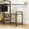 Söötmisjaam koertele, reguleeritav, kaussidega | E-pood Tootemaailm Reguleeritav söötmisjaam koertele, kaasaegne must metallraam koos hõbedaste roostevabast terasest kaussidega, mille kõrgus on kergesti muudetav, sobib erinevatele suurustele koertele.