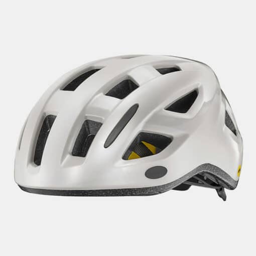Jalgrattakiiver mips kaitsega valge linnakasutuseks | E-pood Tootemaailm Kiiver GIANT Relay MIPS, Gloss White, valge läikiv viimistlus, turvaline MIPS-tehnoloogiaga sisemus, avatud ventilatsiooniga disain, mugav linna jalgrattasõiduks.