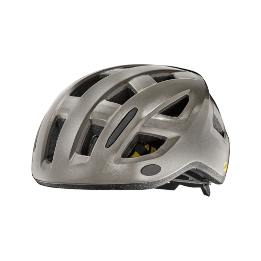 Maanteekiiver mips-kaitsega, hall, suurus 49-57 cm | E-pood Tootemaailm Kiiver LIV Relay MIPS, S/M (49-57 cm), Matte Metal toonis, ventileeritud ja turvaline jalgrattakiiver valgel taustal.