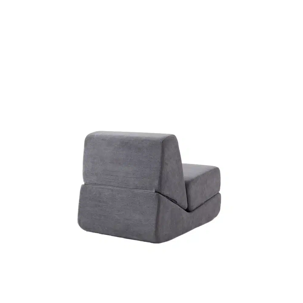 Halli värvi kokkupandav diivanvoodi mitmefunktsioonilise madratsiga, minimalistlikus stiilis ja kaasaegse disainiga elutoamööbel.