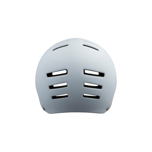 Kiiver LAZER Armor 2.0, Matte White (L) | E-pood Tootemaailm Hallikas kaitsekiiver ventilatsiooniavadega, eestvaates valgel taustal