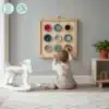 Seinale kinnitatav raam Montessori tegelustahvlitele lastele | E-pood Tootemaailm Seinale kinnitatav raam Montessori tegelustahvlitele lastele