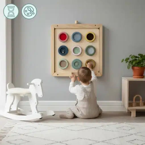 Seinale kinnitatav raam Montessori tegelustahvlitele lastele | E-pood Tootemaailm Seinale kinnitatav raam Montessori tegelustahvlitele lastele