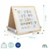 2-ühes õppetahvel lastele magnettahvli ja arvelauaga | E-pood Tootemaailm Puidust kahepoolne õppimistahvel numbrite, sümbolite ja mõõtudega 40,5 x 37 x 49,5 cm