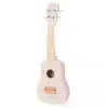 Laste ukulele mängupill 4 keelega alates 3. eluaastast | E-pood Tootemaailm Roosa ukulele valgel taustal, väike nelja keelega keelpill