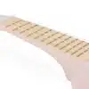 Laste ukulele mängupill 4 keelega alates 3. eluaastast | E-pood Tootemaailm Pehme tooniga akustiline kitarr lähivõttes, näha kaela ja keeli