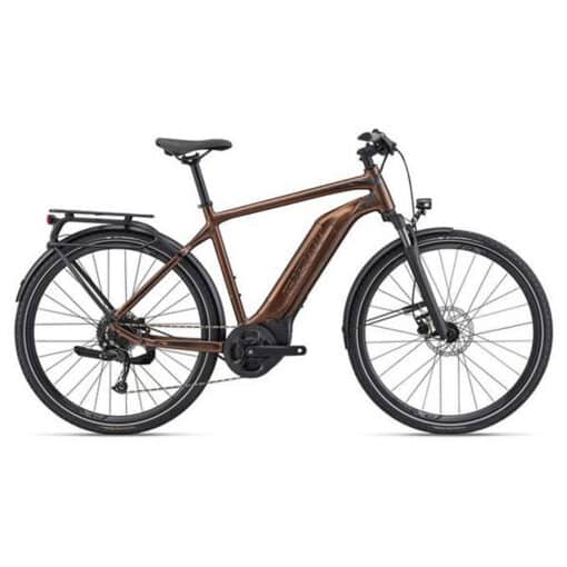 Elektrijalgratas Giant Explore E+ 4 GTS pruun | E-pood Tootemaailm Pruuni raamiga elektrijalgratas koos pakiraami, porilaudade ja ketiajamiga