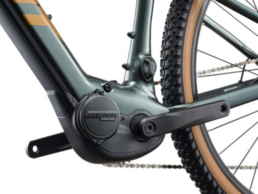 Elektrijalgratas Giant Talon E+ 29-tolline | E-pood Tootemaailm Elektrilise jalgratta keskmootor ja tagaratas koos maastikurehviga lähivaates
