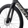 Musta maanteeratta esihark ja esiratas ketaspiduriga, Cannondale raamiga