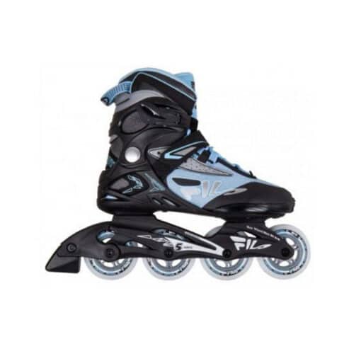 Rulluisud Fila Legacy Comp Lady | E-pood Tootemaailm Mustad ja sinised Fila rulluiskud nelja rattaga