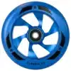 Sinine Classic V2 tõukeratta ratas mustade detailidega ja laagriavaga