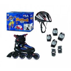 FILA rulluisu komplekt: rulluisud, kiiver, põlve-, küünarnuki- ja randmekaitsmed