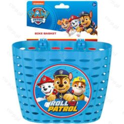 Sinine Paw Patroli jalgrattakorv koerafiguuridega, plastikust