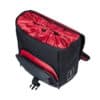 Pakiraamikott Basil Sport Design Commuter 18 l | E-pood Tootemaailm Must punane ja must isoleeritud seljakott esiotse tasku ja pingutusnööriga