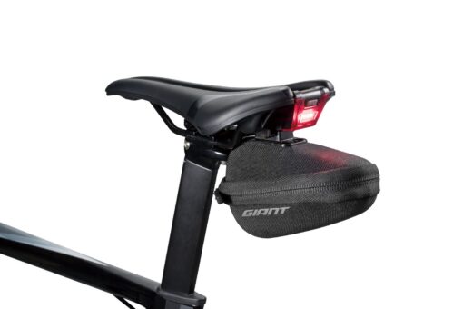 Sadulakott Giant Shadow UniClip Elite | E-pood Tootemaailm Jalgratta sadula all olev must sadulakott ja tagatuli jalgratta raamil