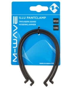 M-Wave Illu Pantclamp trouser band, must painduv püksiklamber pakendil
