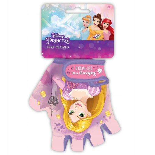 Laste jalgrattakindad Princess roosad S | E-pood Tootemaailm Disney Princess jalgrattakindad Rapuntsli kujundusega, roosa-lilla värvitoonis