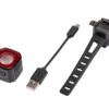 Jalgratta tagatuli Giant Recon TL 100 | E-pood Tootemaailm Punane tagatuli jalgrattale, USB-laadimiskaabel ja kinnitusriba
