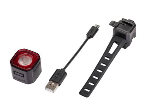Jalgratta tagatuli Giant Recon TL 100 | E-pood Tootemaailm Punane tagatuli jalgrattale, USB-laadimiskaabel ja kinnitusriba
