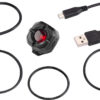 Jalgrattatulede komplekt Giant Cast 10 Combo | E-pood Tootemaailm USB laadimiskaabel kahe Micro-USB otsiku ja kahe rõngasadapteriga, musta värvi lisatarvikud
