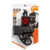 Jalgrattatulede komplekt AXA Niteline T4-R USB-laetav | E-pood Tootemaailm AXA Niteline T4-R jalgratta tagatuli koos kinnitusrihmaga pakendil