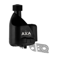 Must Axa Duo jalgrattalukk valge taustaga tootepildil