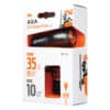 Jalgrattatulede komplekt AXA Compactline 35 luksi | E-pood Tootemaailm AXA Compactline 35 jalgratta esitule ja tagatule komplekti pakend USB-laadimisega