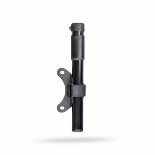 Minipump PRO Compact voolikuga alumiiniumist | E-pood Tootemaailm Musta seinakinnitusega rattapumba hoidja