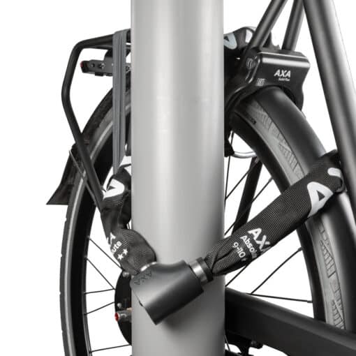 Kettlukk AXA Absolute 9-110 110 cm | E-pood Tootemaailm Jalgratas lukuga kinnitatud posti külge AXA kettlukuga
