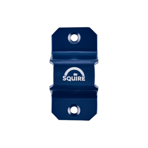 Kettluku kinnitus Squire Summit WA500 põrandale ja seinale | E-pood Tootemaailm Sinine Squire metallist kinnitusdetail kahe kinnitusauguga