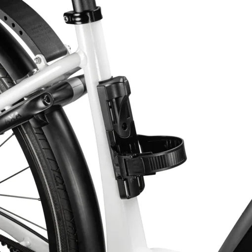 Lülilukk AXA Foldable 8-130 võtmega | E-pood Tootemaailm Jalgratta raamil must joogipudeli hoidja kinnitusega
