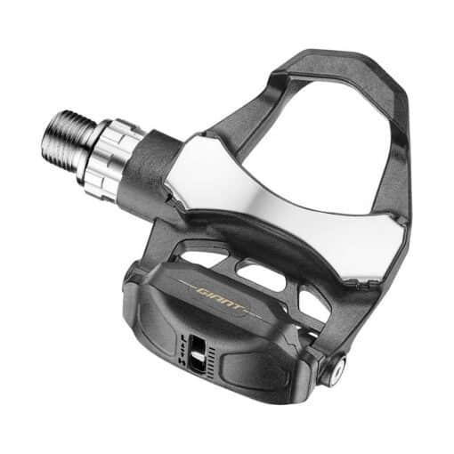 Maanteeratta pedaalid Giant Road Pro | E-pood Tootemaailm Mustast korpusest jalgrattapedaal hõbedase metallosaga