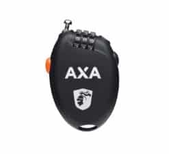AXA rattalukk numbrikoodiga, must kompaktne jalgratta turvalukk