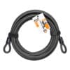 Tross aasadega AXA Newton Double Loop 10 m | E-pood Tootemaailm Must hall terastross aasade ja AXA sildiga