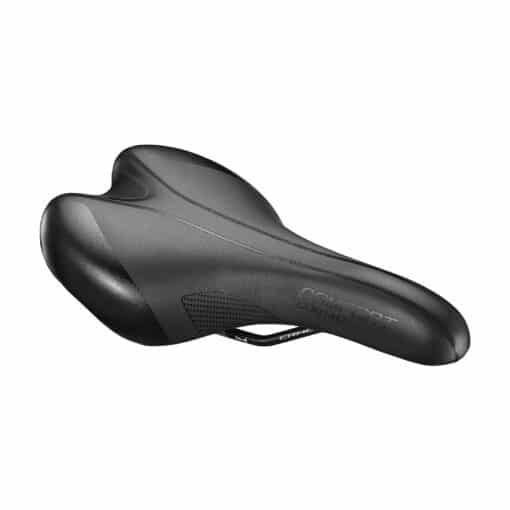 Rattasadul Giant Contact Comfort must | E-pood Tootemaailm Musta jalgratta sadul, ergonoomilise kujuga ja pehmendusega
