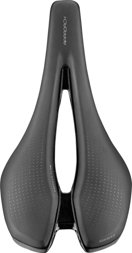 Jalgratta sadul Giant Approach SL must | E-pood Tootemaailm Must musta rattasadul Giant Approach, ergonoomilise lõike ja perforatsioonidega