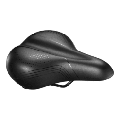 Must jalgrattaiste, ergonoomilise kujuga ja ventilatsiooniavadega